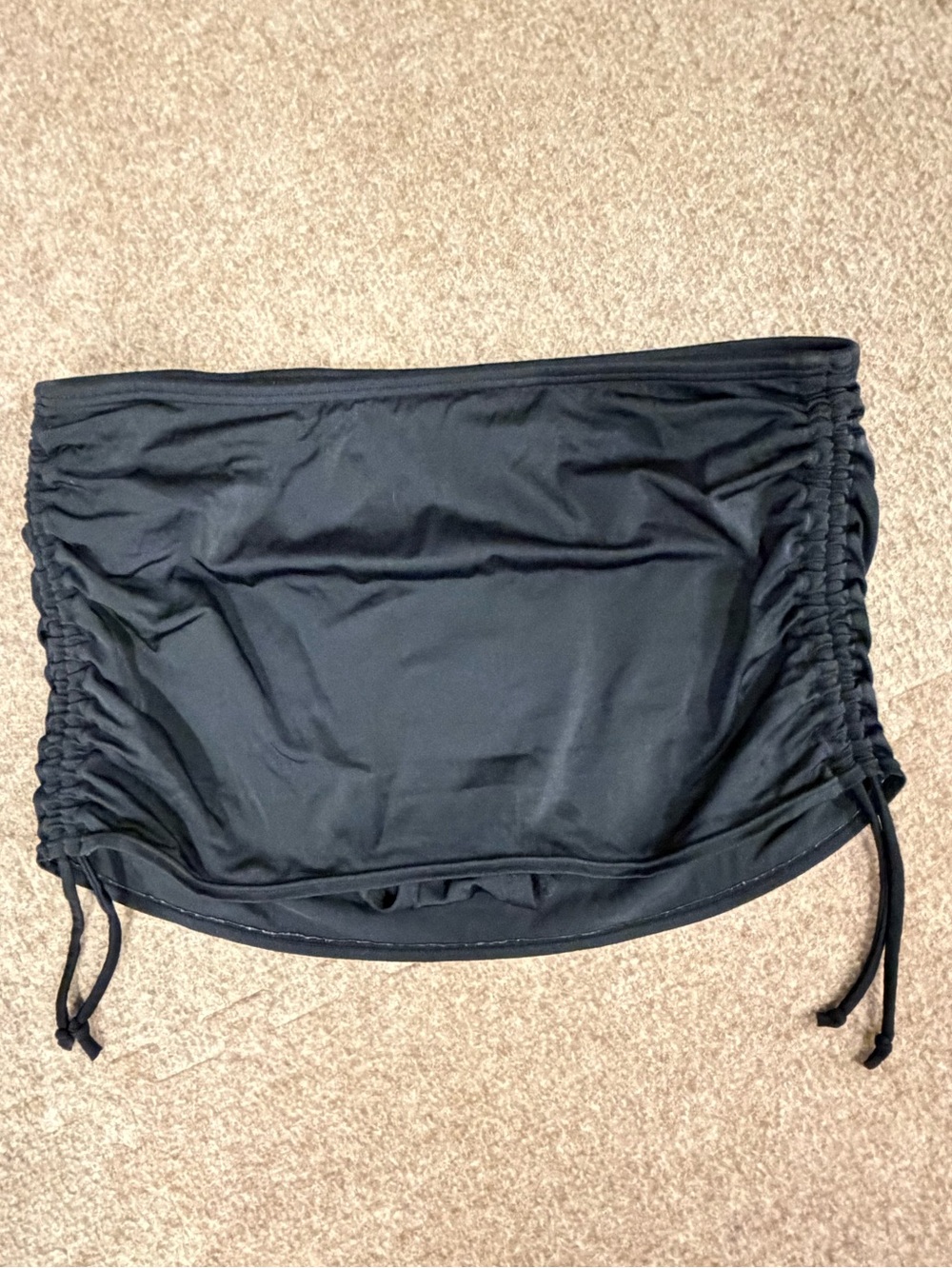 Victoria’s Secret Black Cinch Swim Skirt